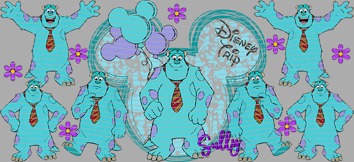 16oz Disney style-D-1249